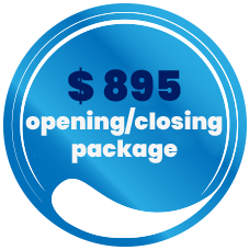 Opening / Closing maintenance package price. Residential Pool Service, Sterling, VA