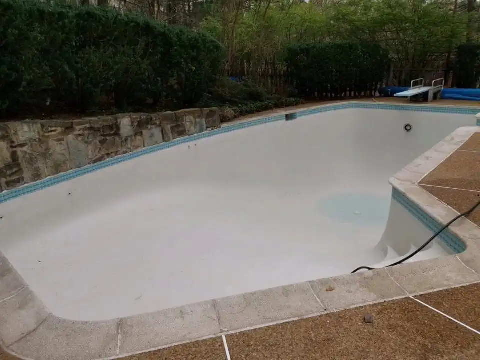 Pool Draining and Acid Cleaning